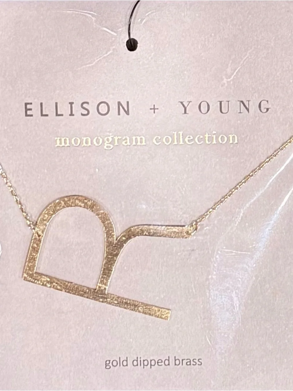 Ellison + Young Monogram Necklace ‘R’ - Picture 1 of 2
